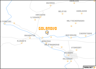map of Golanovo
