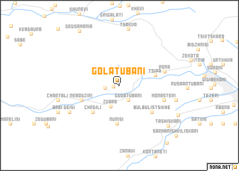 map of Golatubani
