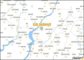 map of Golawahun