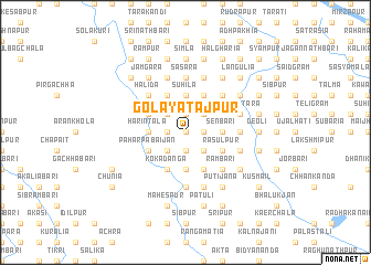 map of Golaya Tājpur