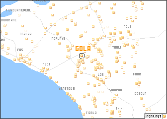 map of Gola