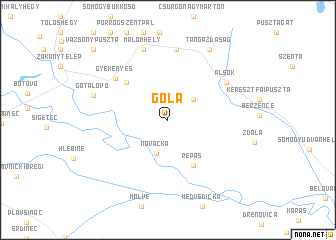 map of Gola