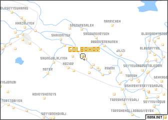 map of Gol Bahār