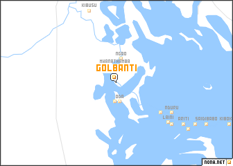 map of Golbanti