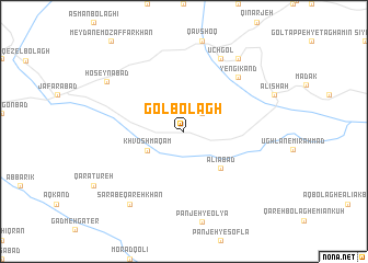 map of Gol Bolāgh