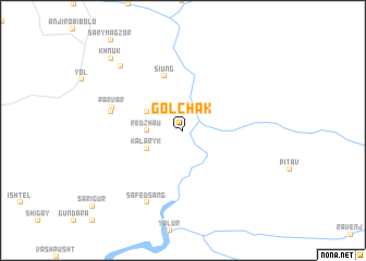 map of Golchak