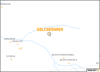 map of Gol Cheshmeh