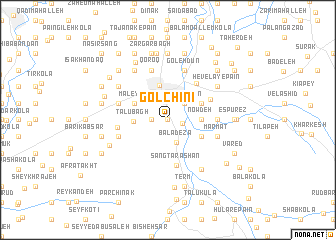 map of Gol Chīnī