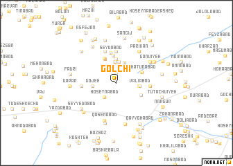 map of Golchī