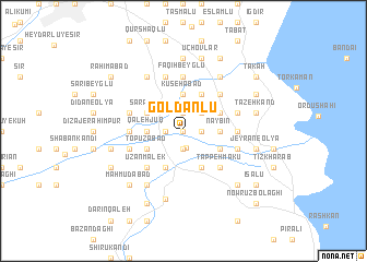 map of Goldānlū