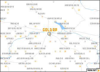 map of Gołdap