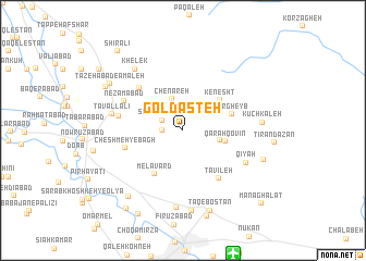 map of Gol Dasteh