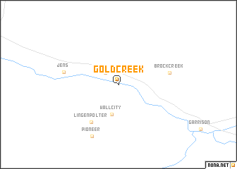 map of Goldcreek