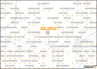 map of Goldegg