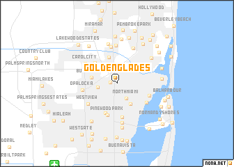map of Golden Glades
