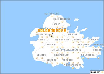 map of Golden Grove