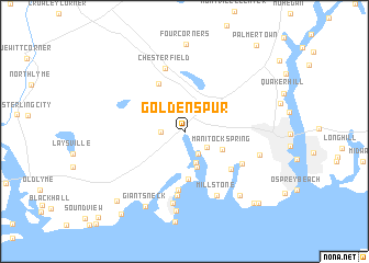 map of Golden Spur