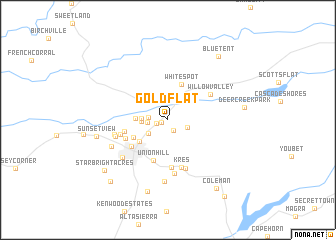 map of Gold Flat