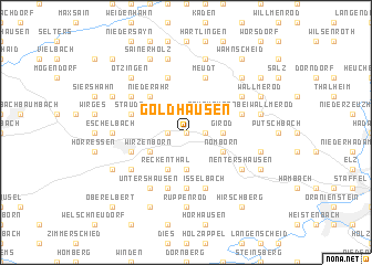 map of Goldhausen