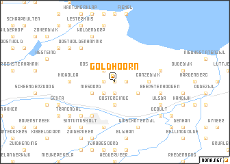 map of Goldhoorn
