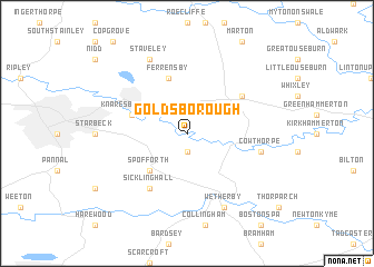 map of Goldsborough