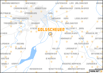map of Goldscheuer
