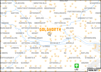map of Goldwörth