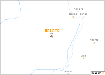 map of Goldya