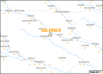map of Goleasca