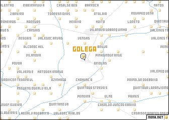 map of Golegã