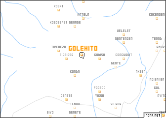 map of Golehītʼo