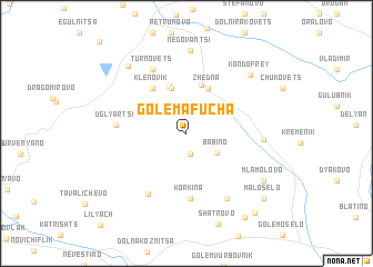 map of Golema Fucha