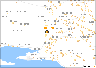 map of Golemi