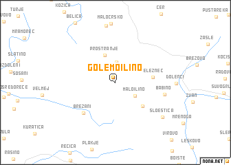 map of Golemo Ilino