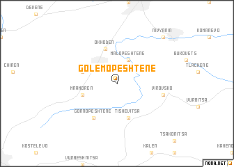 map of Golemo Peshtene