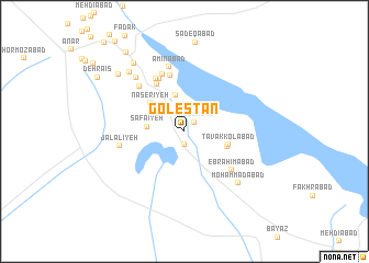 map of Golestān
