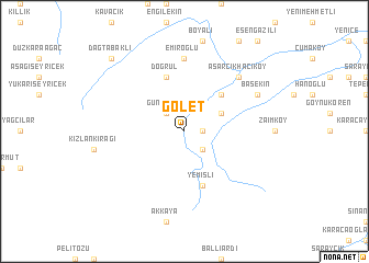 map of Gölet