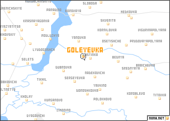 map of Goleyevka