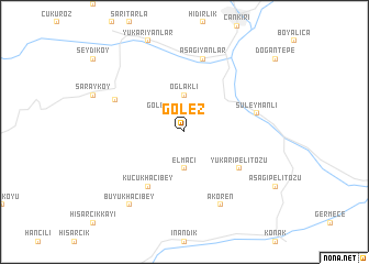 map of Gölez