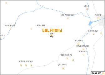 map of Gol Faraj