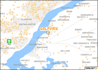 map of Golf View