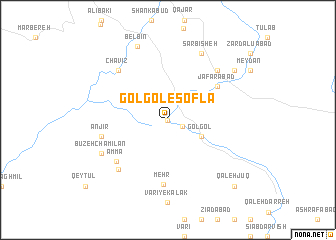 map of Golgol-e Soflá