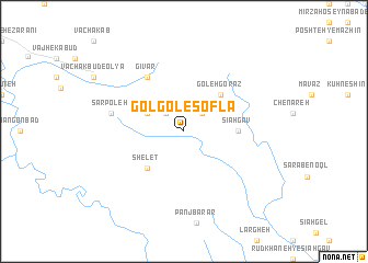 map of Gol Gol-e Soflá