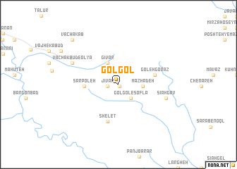 map of Gol Gol