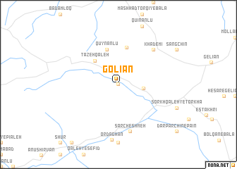 map of Golīān