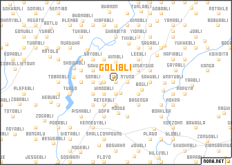 map of Golibli