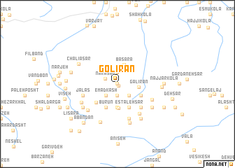 map of Golīrān