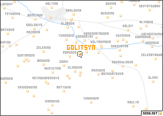 map of Golitsyn