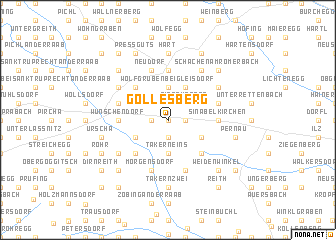 map of Göllesberg