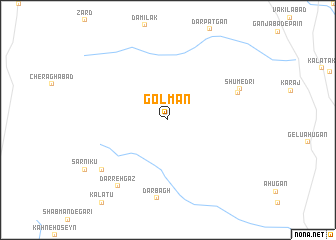 map of Gol Man